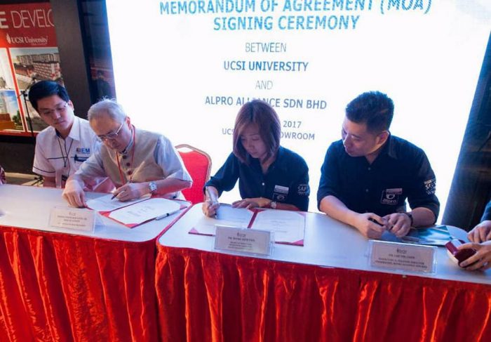 The Signing of MOA with UCSI University